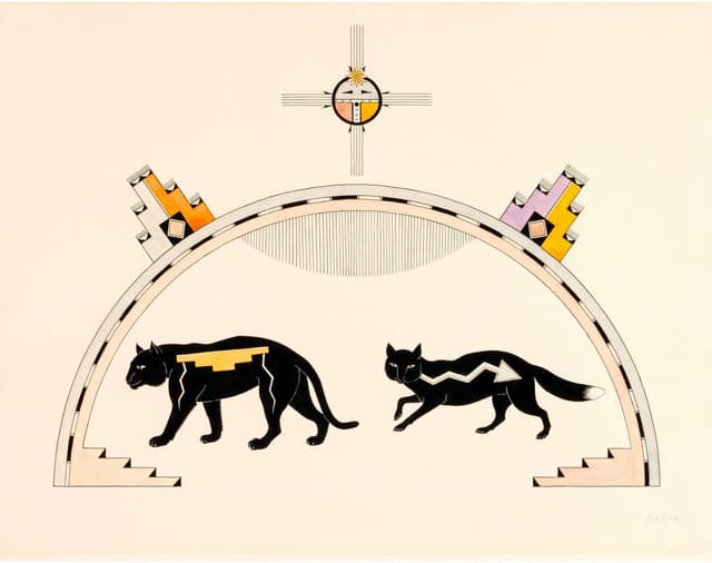 Awa Tsireh – Mountain Lion & Fox Digital Download