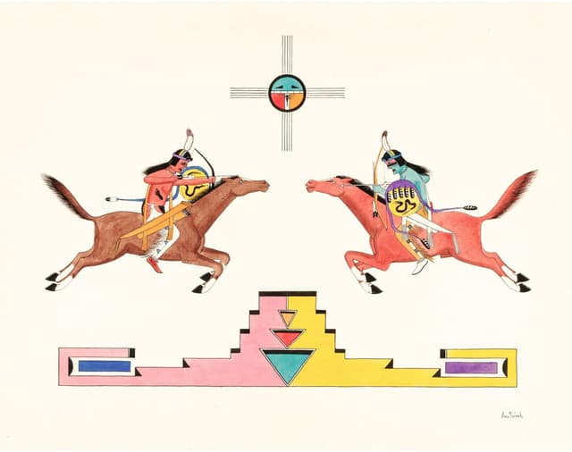 Awa Tsireh – Mounted Warriors Digital Download