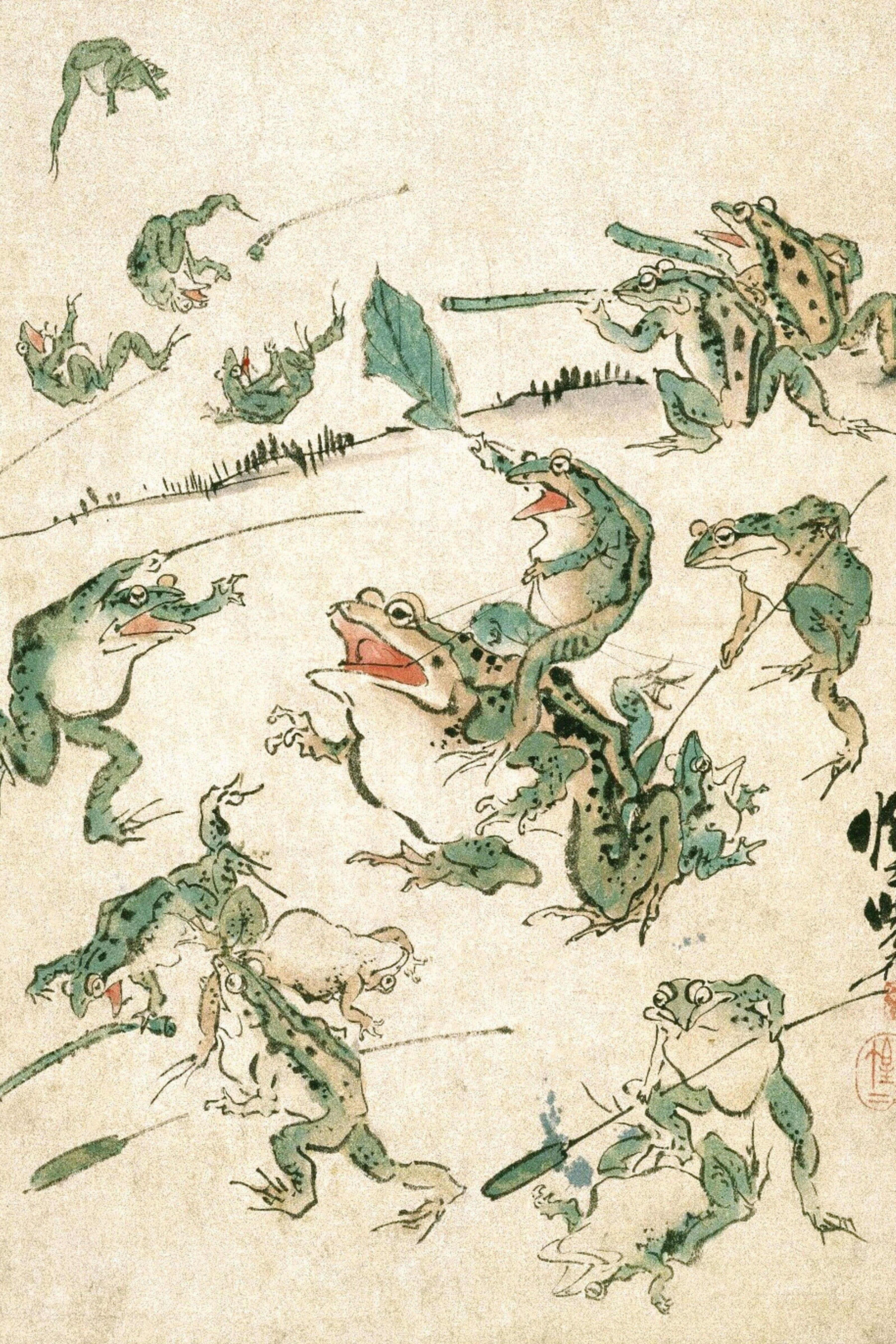 Kawanabe Kyosai artwork